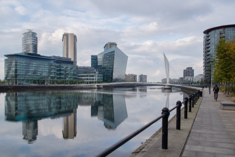 Salford Quays and MediaCityUK waterfront